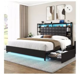 King size bed frame