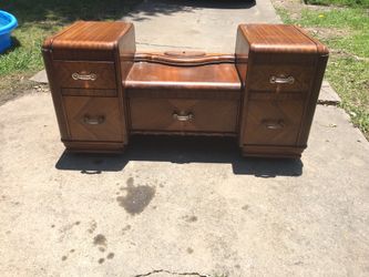 Antique wood dresser