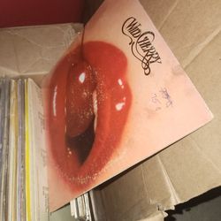 Box Of Records W Free Record Player