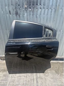 2011 2012 2013 2014 2015 2016 2017 2018 2019 2020 2021 2022 2023 Dodge Charger Left Driver Side Rear Door Complete OEM