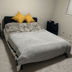 Queen Bed Frame and mattress (free)