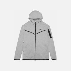 2 nike tech zip up hoodies