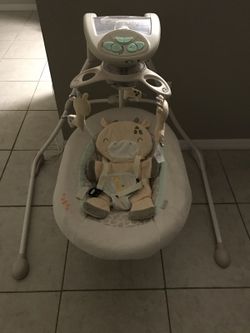 Ingenuity Inlighten Cradling Swing Cuddle Giraffe for Sale in Pompano Beach FL OfferUp