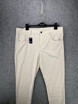 Johnnie-O Men’s Casual Pants 39x32 Cross Country PREP-FORMANCE Pants Stone Khaki