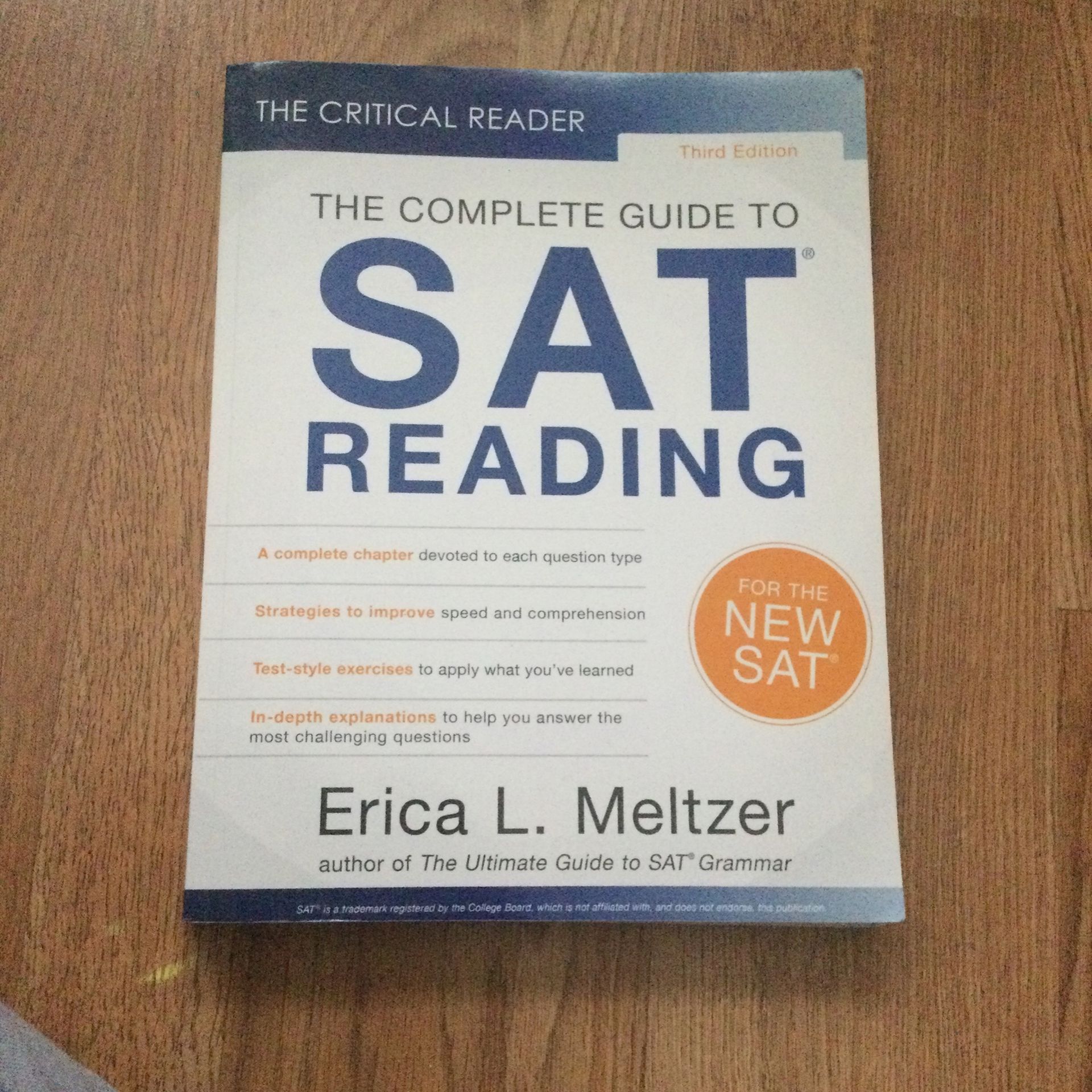 SAT Reading Book - Erica L. Meltzer