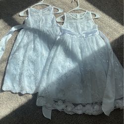 Kids Wedding Dress Size 4 And 6 Brand New $35 Each