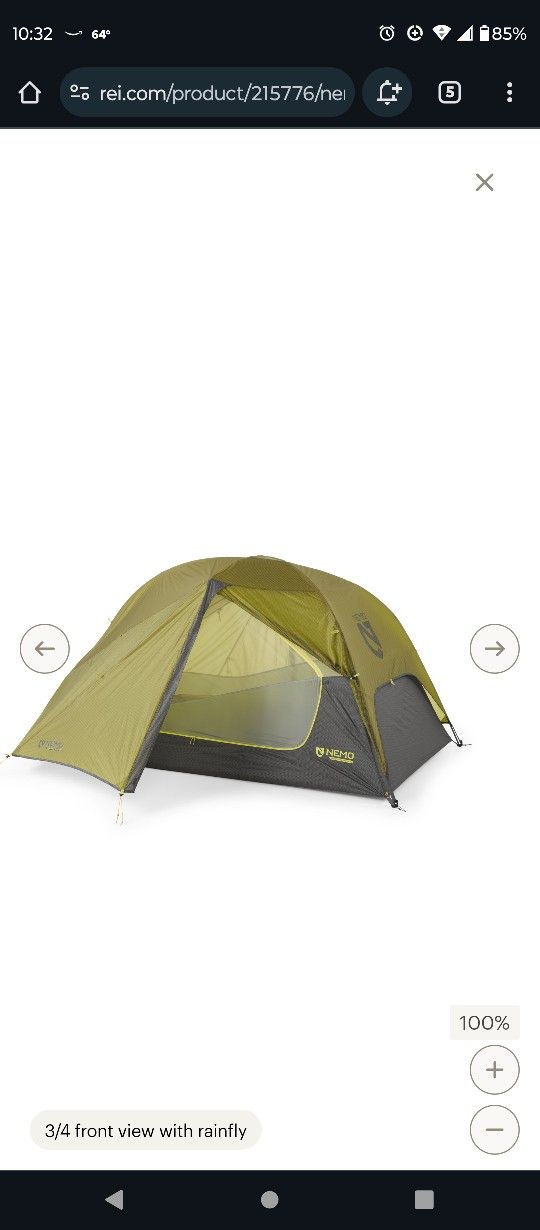 Nemo Dragonfly 2p Tent
