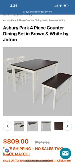 Dining table set