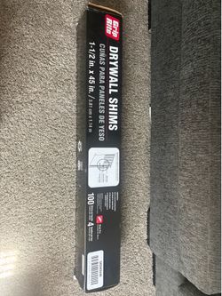 Dry wall shims 1.5in x 45in. 3 bundles!! 100 shims per bundle