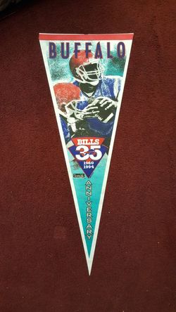 Buffalo Bills Anniversary Pennant