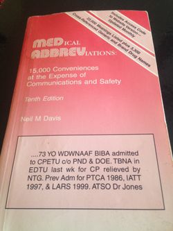 Medical Abbreviations book by Neil Davis