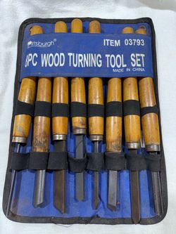 Wood Lathe Tools - 8 Piece