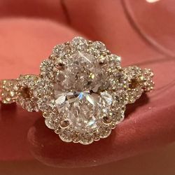 Vera Wang 14K 1.66 CTW Diamond Ring