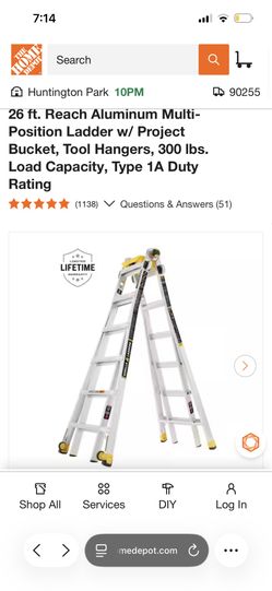 Ladder Gorilla 26ft milti positions
