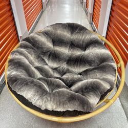 Comfy  Papasan Bowl Chair w/ Cushion