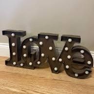 Love Marquee Light Sign 