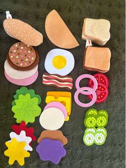 Melissa &Doug felt play food