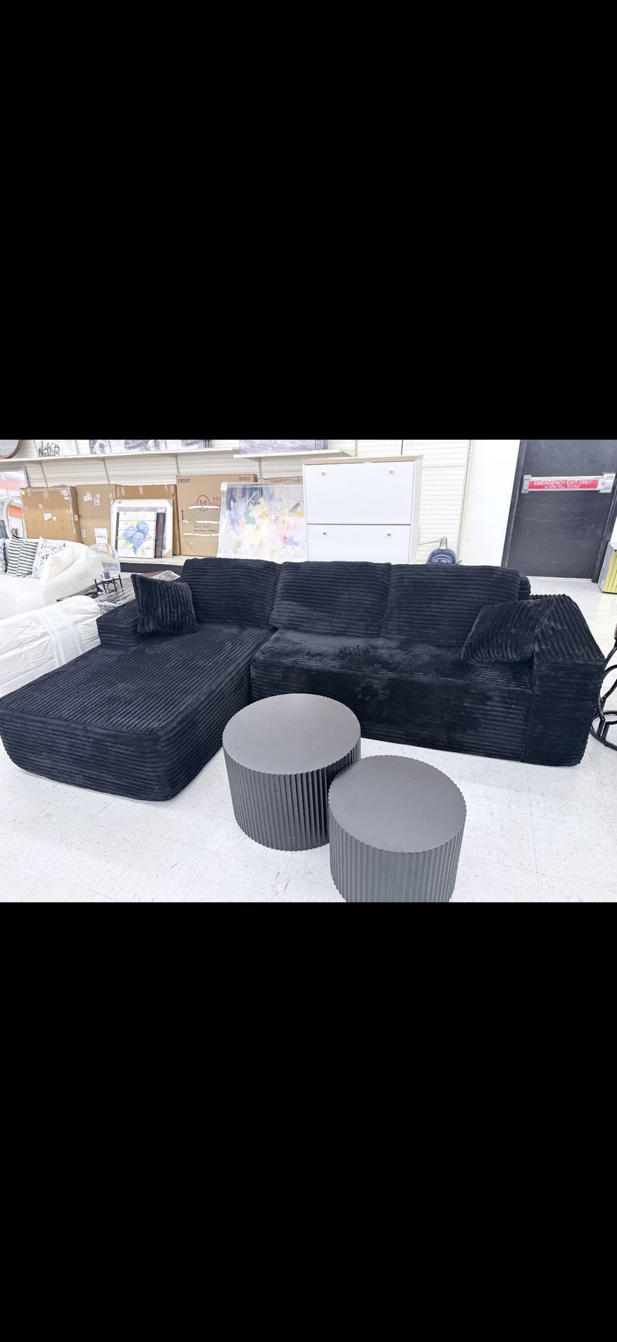 Black Sectional