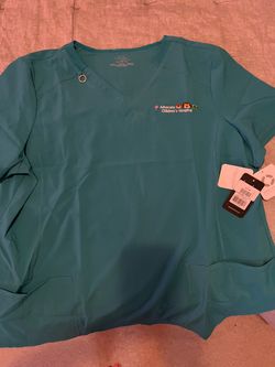 Teal Scrub top