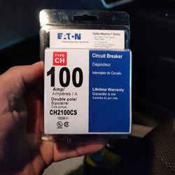 Brand New Eaton 100 Amp Breaker Type CH