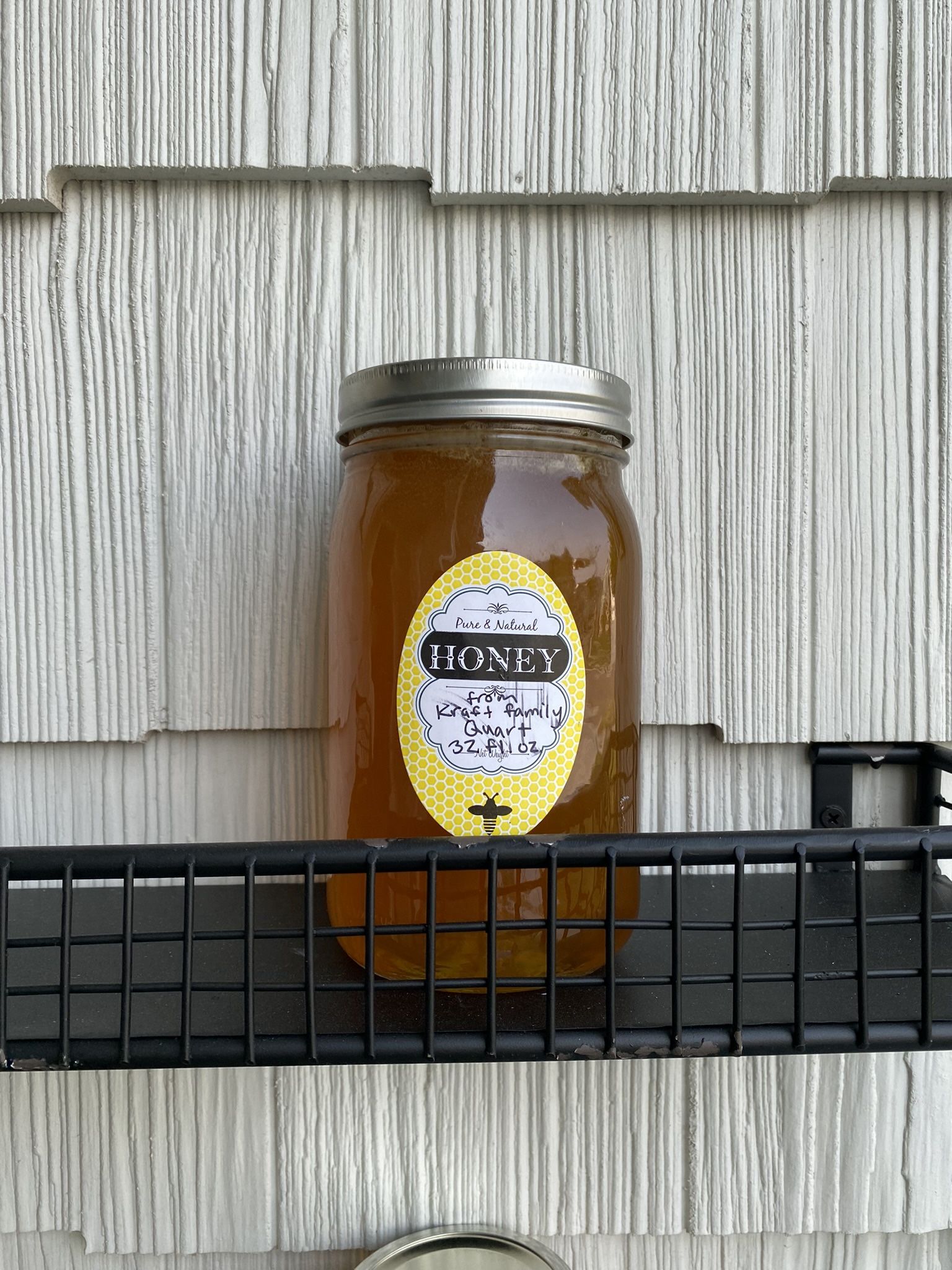 Local Raw Honey, Self Serve Restocked Daily