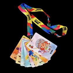 Collectible DesignerCon 2025 Show Badge COMPLETE SET - Art by Peach Momoko