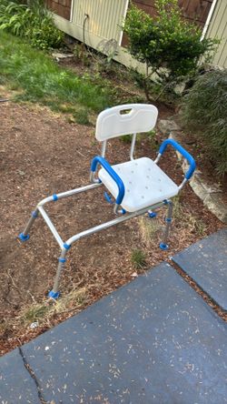 Sliding shower seat