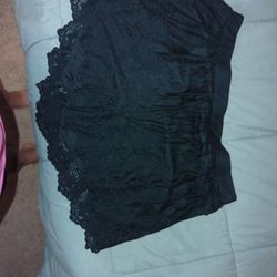 Black Lace Shorts