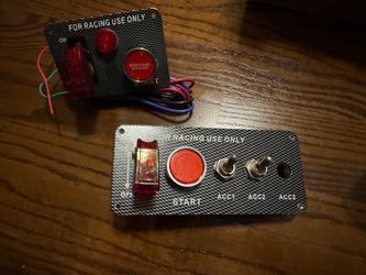 Racing Switch Panel Set – Engine Start & Toggle