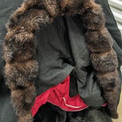 Plus Size, Believe 3x, Faux (AKA Fake) Trimmed Coat