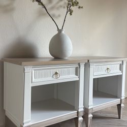 Nightstands/ Solid Wood/End Tables/ Bedside Tables/Side Tables/MCM/White/Coastal/Dressers/Modern