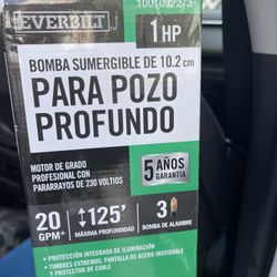 Bomba  De Pozo  Sumerjible