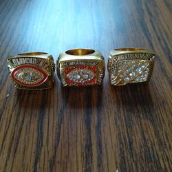 Washington Redskins Championship 3 Ring Set