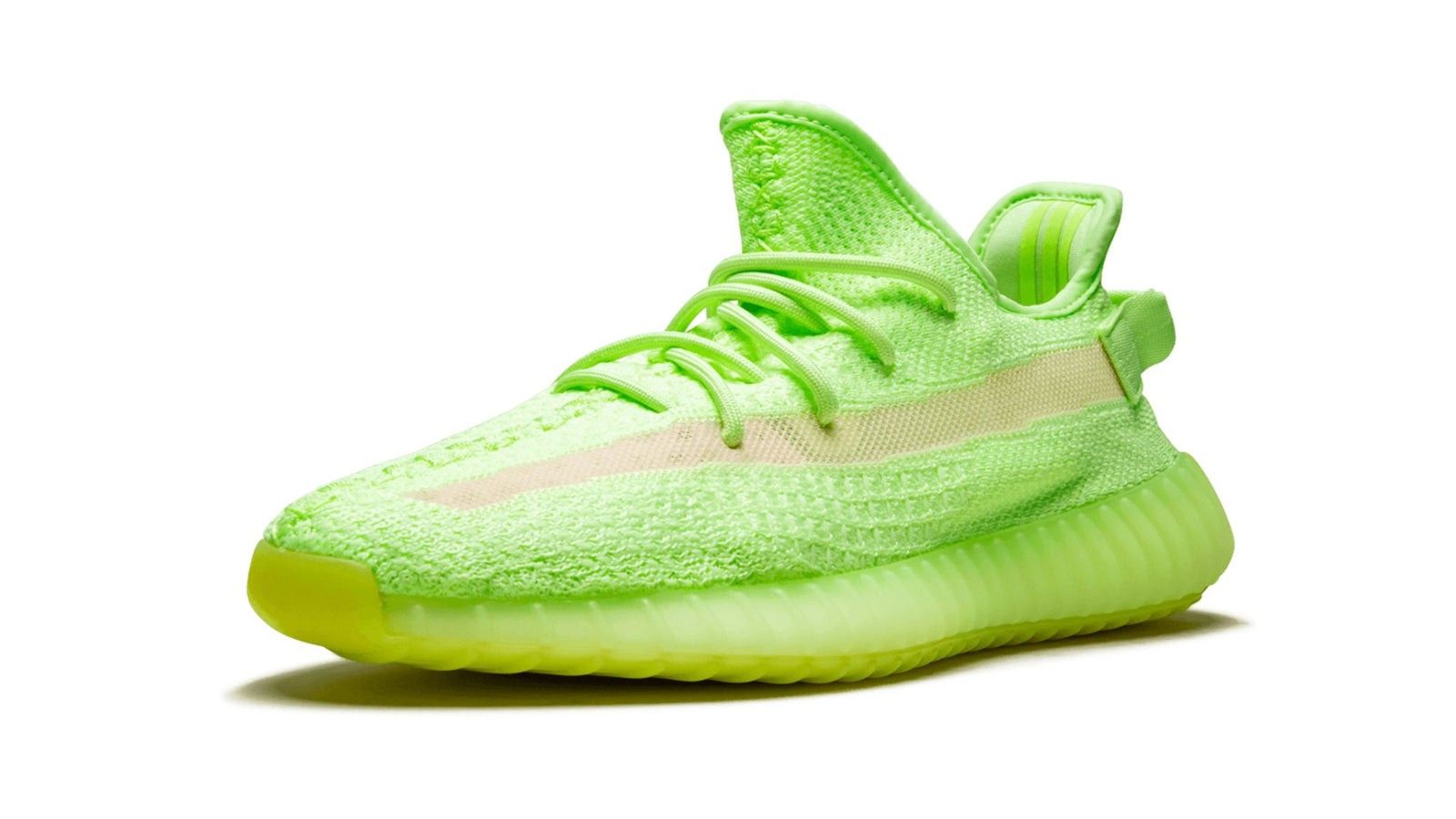 ADIDAS YEEZY BOOST 350 V2 "Glow in the Dark" SIZE 5 Shoes