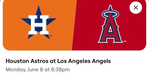 Houston Astros at Los Angeles Angels