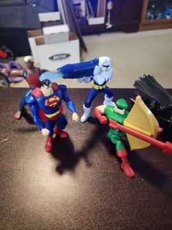 DC comics justice league batman superman 10 figure lot