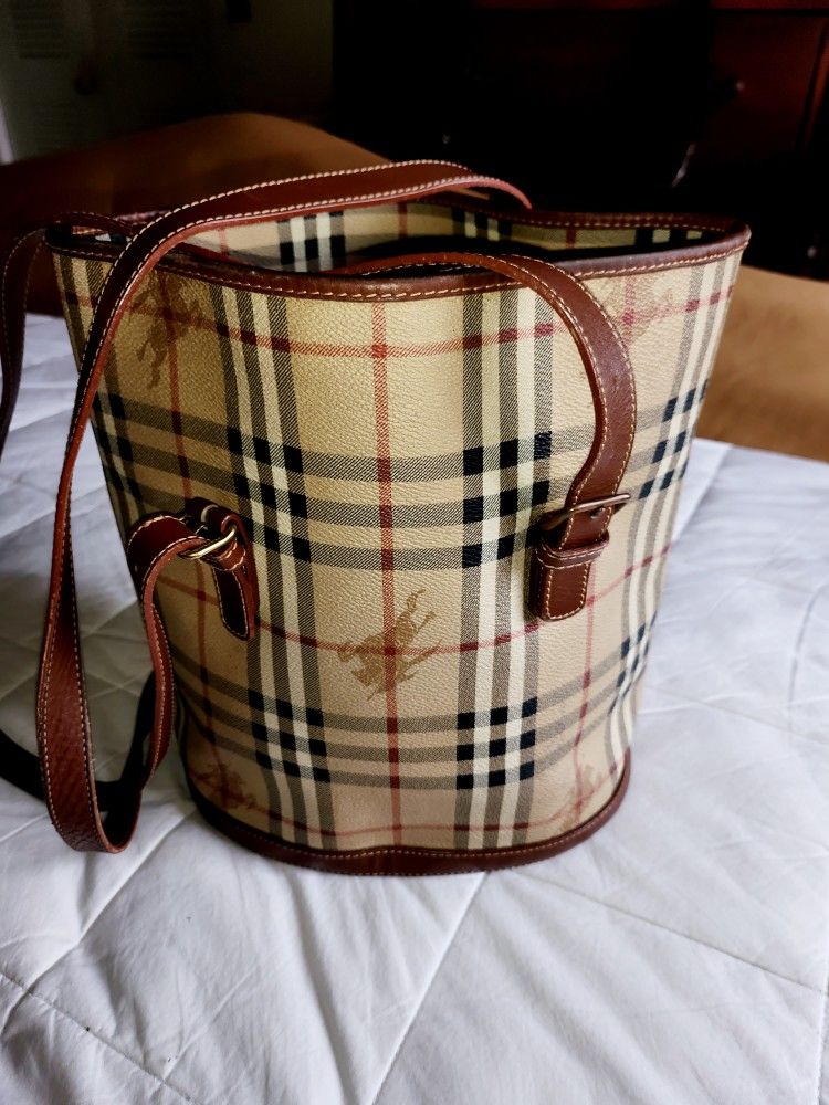 Vintage Burberry Bucket Bag