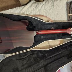 Galveston Acoustic Electric Guitar And Case 