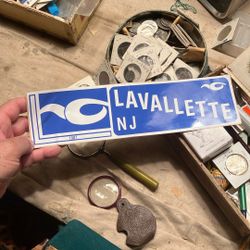 Vintage Lavallette, New Jersey bumper sticker founded 1887