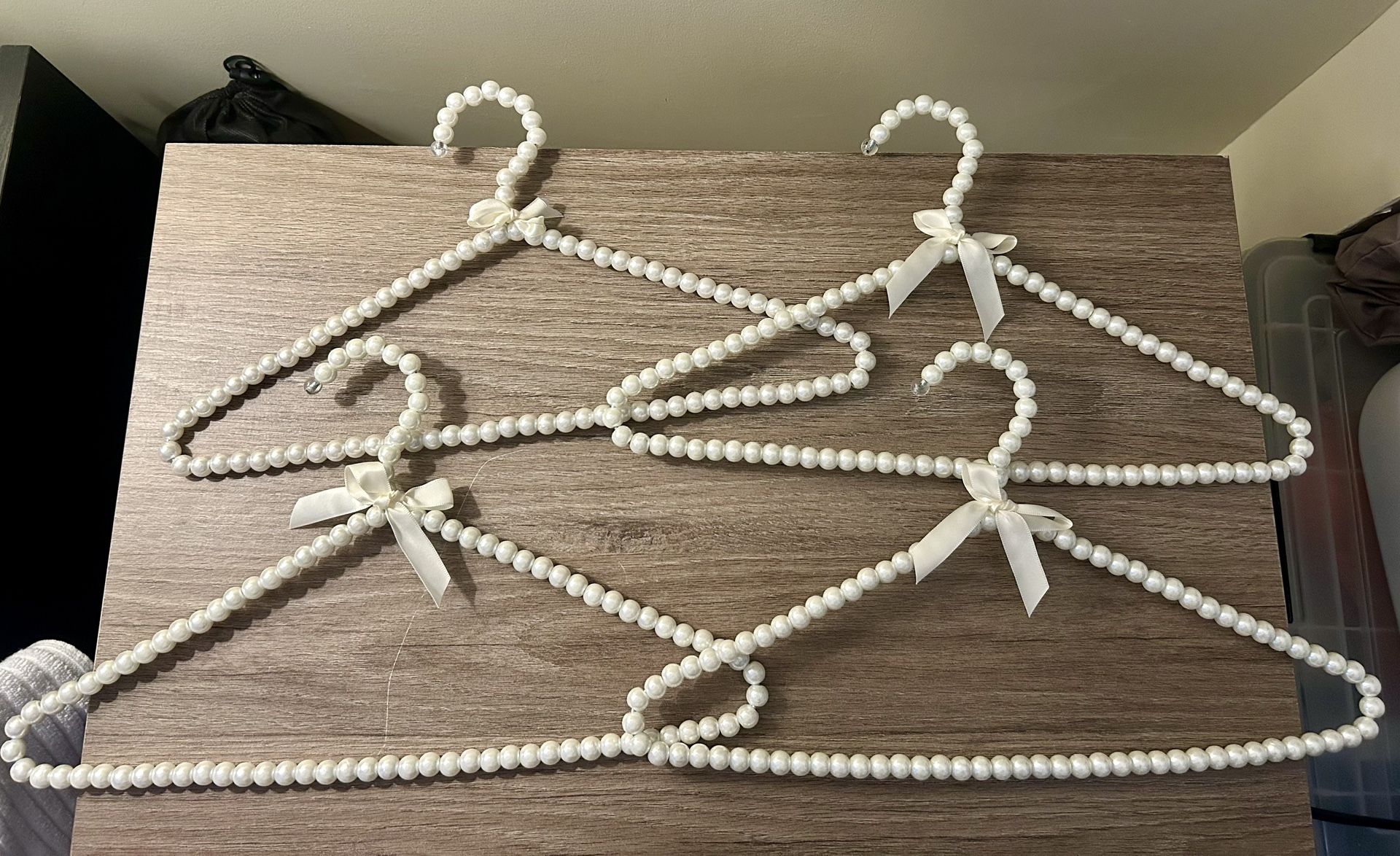 Decorative White Pearl Clothes Hager (Bridal/Wedding) Wedding Accessories/Items
