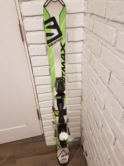 Solomon short Max 120 skis and bindings