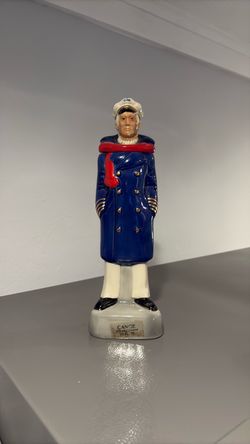 Ship captain statue