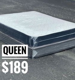 Queen Mattress Set – Medium – Brand New – Delivery Available 🚚