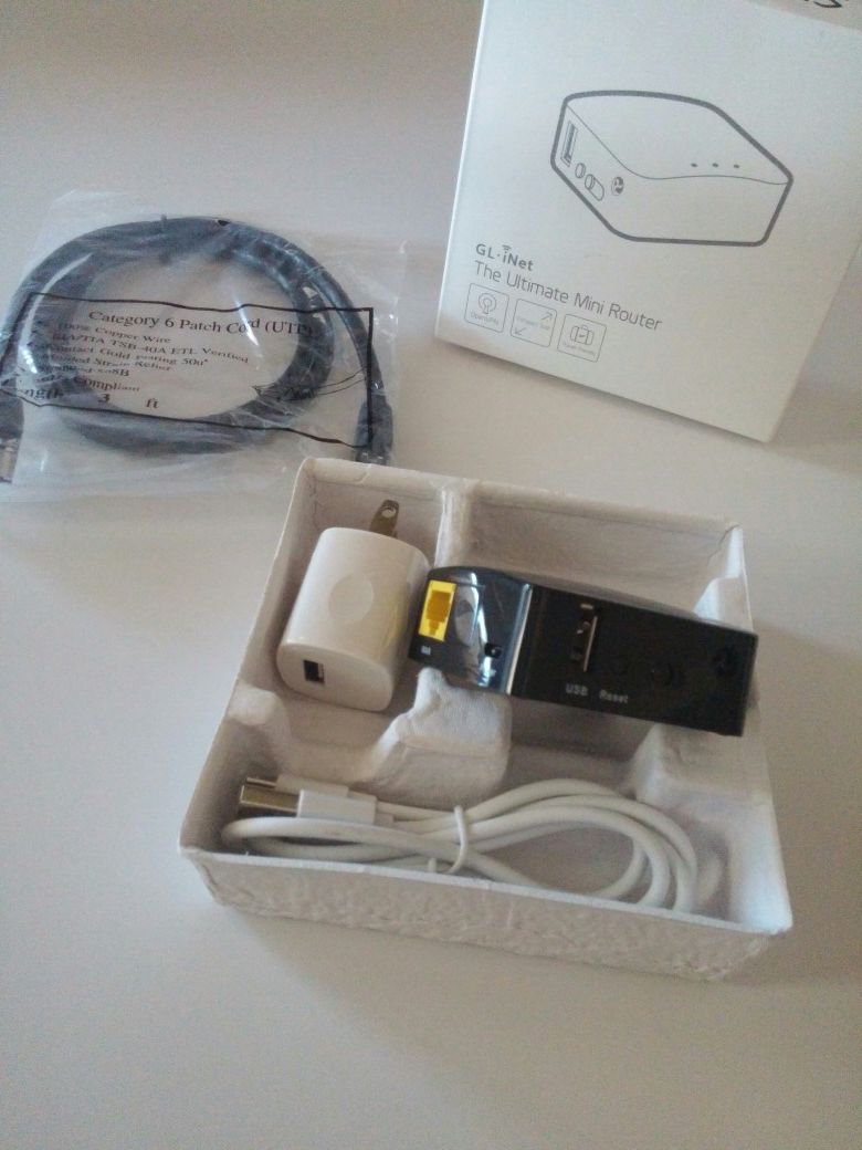 GL.iNet GL-AR300M-Lite Mini 1.4oz Travel Router, OpenWrt Pre-installed,Repeater Bridge Tor
