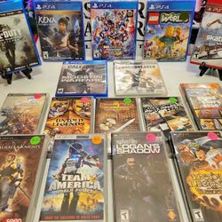 PSP PS3 PS4 Video Games Marvel vs. Capcom Backbreaker GTA - Prices Vary
