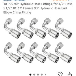 1/2” 90 Degree Hydraulic Fittings 