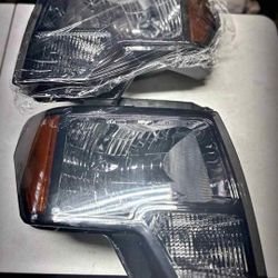 09-14 Ford F150 Headlights Luces Micas Calaveras Faros Faroles Focos Headlamps 