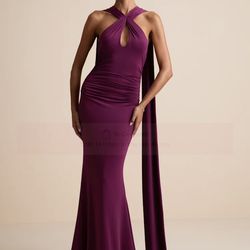 Plum dress