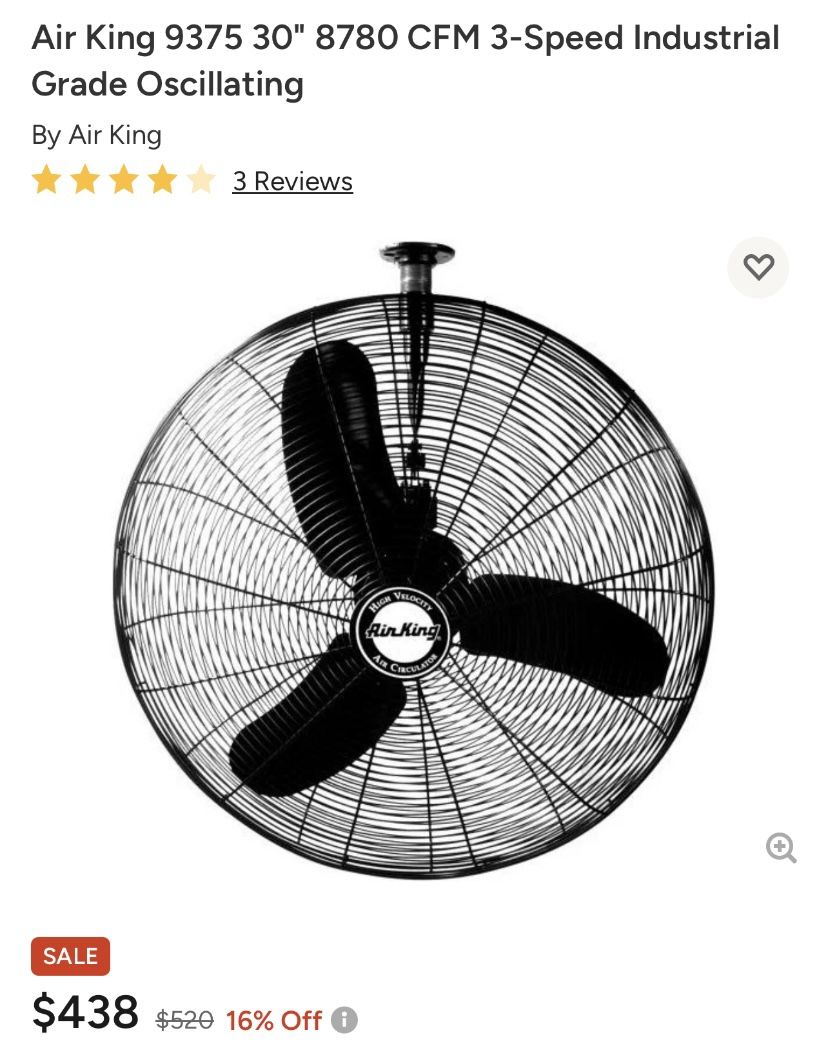 Air King Industrial Fans