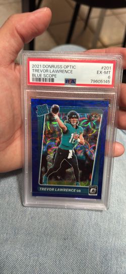 2021 Trevor Lawrence Blue Scope PSA 6